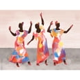 thumbnail image 3 of Bannarot 18x15 Black Modern Framed Museum Art Print Titled - Dancing Together, 3 of 5