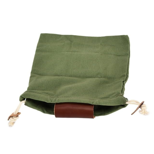 Bolsa de forraje con cinturón, bolsa de forraje de lona de cuero, bolsa para recoger frutas, bolsa de forraje plegable, diseño aerodinámico