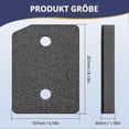 thumbnail image 4 of 4 pieces filter for Miele T1 series dryer 9164761 replacement part for Miele T1 tumble dryer fine/coarse 207 x 157 x 30 mm tumble-Good, 4 of 5