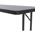 thumbnail image 2 of Correll 3/4" High Pressure Folding Seminar Table with Off-Set Leg Gray Granite, 2 of 3