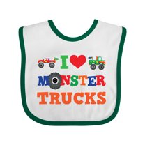 Inktastic I Love Trucks Boys or Girls Baby Bib
