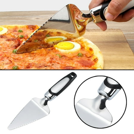 

HGEGPO Cutting Tool Stainless Triangular Shovel Shovel Cooking Steel Cake Cheese Shovel Shovel Pizza Kitchen，Dining & Bar