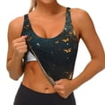 thumbnail image 3 of Naloa Magical Library Butterfly Night Sports Bras for Women,Sports Bras for Women High Support with Removable Pads-Medium, 3 of 8