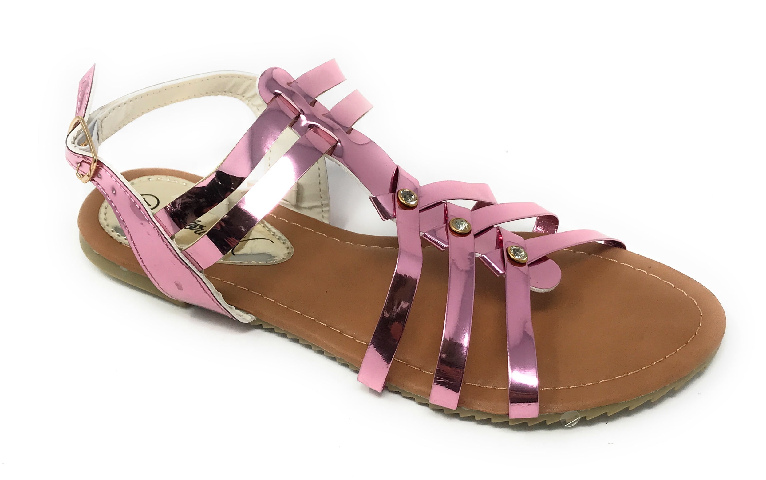 Metallic Strappy Sandal (Women's)
