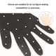 thumbnail image 5 of Minnieouse Guantes de muñeca de patinaje artístico brillante, mitones con diamantes de imitación transparentes, guantes de cristal cálidos, rendimiento Type11 NO11 Minnieouse AP011707-04, 5 of 6