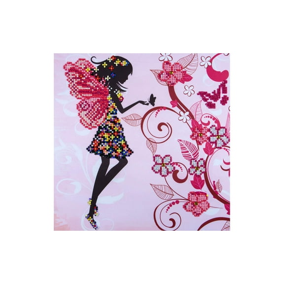 Diamond Art By Leisure Arts Fairy, 12"X12", Intermediate Diamond Painting Kits For Adults, Art For Adults, Kit, Painting