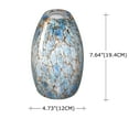thumbnail image 2 of 7.64 in. Stone Blue Art Glass Glass Globe Pendant Shade for Mini Pendant Light Chandelier Ceiling Light Fixture(3-pack), 2 of 9