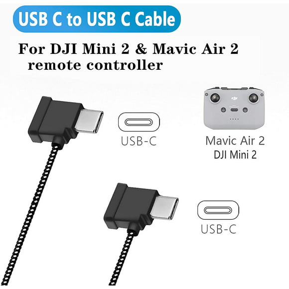 BTG Remote Control Data Connected Cable USB C to USB C Cable Type-C USB Compatible with DJI Mini 2 / DJI Mavic Air 2