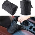 thumbnail image 2 of Poubelle de Voiture avec Couvercle - Sac Poubelle de Voiture Suspendu avec Poches de Rangement, 2 of 4