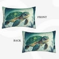 thumbnail image 4 of Bixox Watercolor Turtle1 Printed Pillow Protector,Super Soft Ideal for Home,Guests,Rentals - 20"x30", 4 of 8