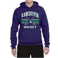 thumbnail image 2 of Wild Bobby City of Vancouver Hockey Fantasy Fan Sports Unisex Hoodie Sweatshirt, Purple, 3X-Large, 2 of 5