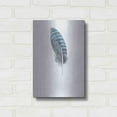 thumbnail image 3 of Luxe Metal Art 'Feather 2' by Incado, Metal Wall Art, 12"x16", 3 of 9