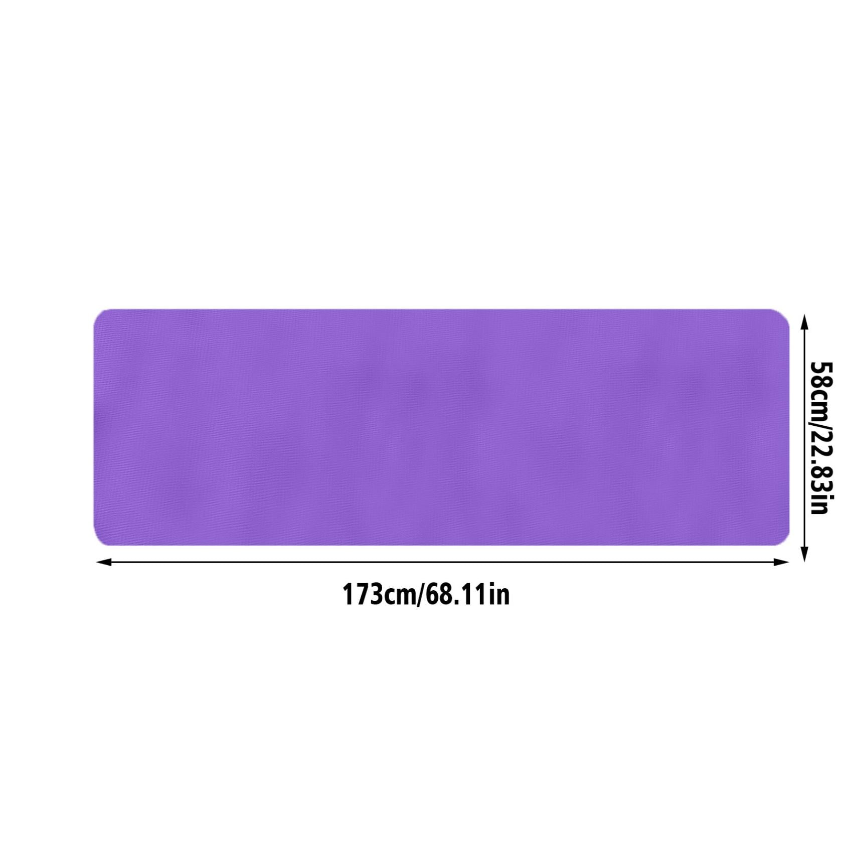 DGQPLPD Yoga Mat, 1/2-Inch Extra Thick High Density Exercise Mat, Anti-Tear Exercise Yoga Mat with Carrying Strap, Suitable for Various Yoga Exercises