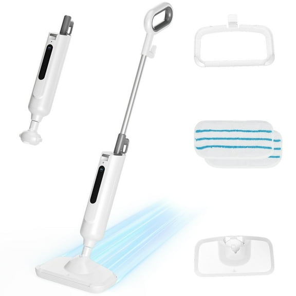 CONCETTA Steam Mops for Hardwood, Tile, and Laminate Floors,Grey