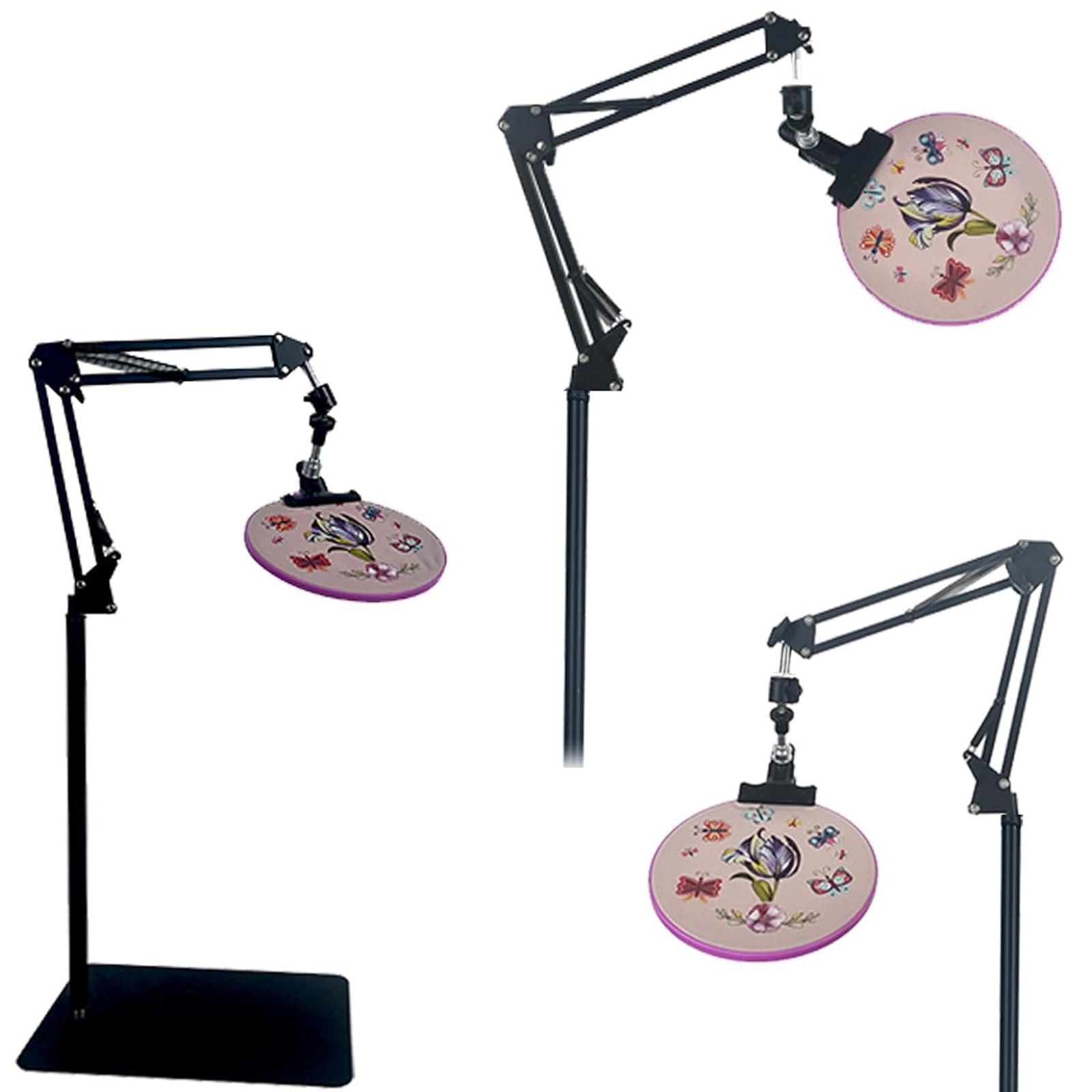Embroidery Lap Stand Adjustable Embroidery Hoop Stand Easy to Use Embroidery Frame Stand for Craft Embroidery Sewings