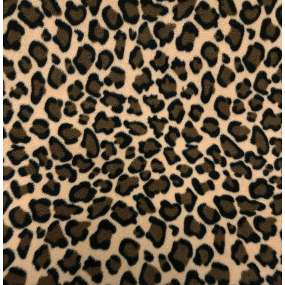 Assorted Anti Pill Fleece Fabric by The Yard or Roll (Animal Print)