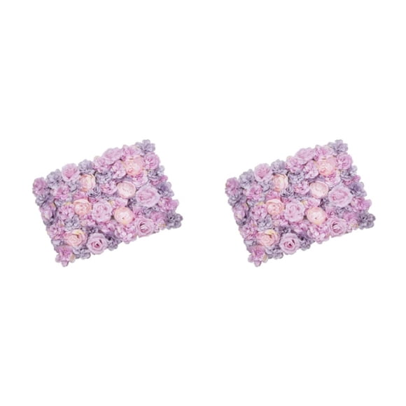 Minnieouse Flor pared decoración 3D flor pared Panel flores de seda para boda telón de fondo Type1 NO1