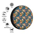 thumbnail image 4 of Naloa Squirrel Garden Delight PVC Leather Spare Tire Wheel Cover Spare Tire Cover, for Car Truck SUV Camper Trailer Universal Fit(14-17in)-14 inch, 4 of 6