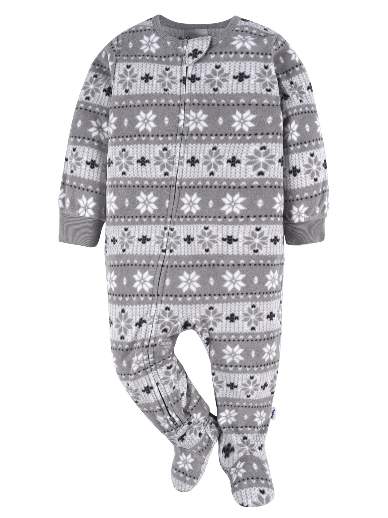 Gerber Baby and Toddler Neutral Microfleece Blanket Sleeper Pajamas, 2-Pack, Sizes 0/3 Months -5T