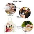 thumbnail image 4 of Delantal profesional para manicura, ligero y resistente, ideal para salones de belleza. Diseño ajustable, fácil de lavar y antimanchas. ¡Protege tu ropa mientras trabajas!, 4 of 6