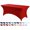 Red, variant on Nvzi 1 piece Red elastic tablecloth -48 × 30 × 30IN elastic tablecloth, wedding banquet tablecloth, reusable elastic party tablecloth