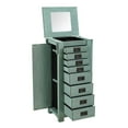 thumbnail image 4 of Ziva Jewelry Armoire, Teal, 4 of 6