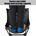 thumbnail image 6 of Folding Camping Chair Portable Outdoor Lawn Seat with Carry Storage Bag, Lightweight Foldable Chair for Picnic Hiking Beach Fishing Travel Backyard Patio Outdoor Relaxing, 6 of 7