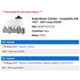 thumbnail image 2 of Brake Master Cylinder - Compatible with 1997 - 2001 ES300 1998 1999 2000, 2 of 2