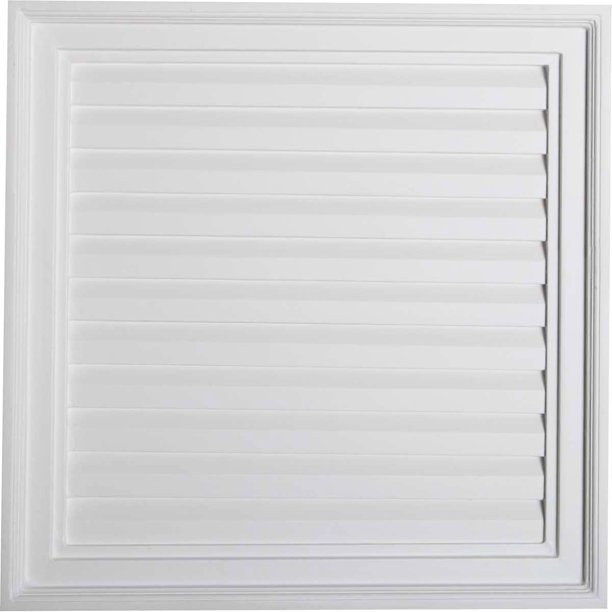 24"W x 24"H x 2 1/4"P, Vertical Gable Vent Louver, NonFunctional