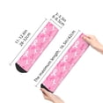 thumbnail image 5 of Bingfone Breast Cancer Awareness (3) Design Patterned Men'S Women'S Casual Cotton Socks, 5 of 9