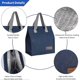 thumbnail image 3 of 1pcs Lunch Bags, Reusable Insulated Leakproof Lunch Box Tote Bag, Cool Bags, Thermal Cooler Bag For Work School Picnic Travel, 3 of 5