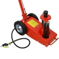 thumbnail image 2 of Olurrisa 35 Ton Hydraulic Floor Jack Air-Operated Axle Bottle Jack with (4) Extension Saddle Set Built-in Wheels, Red, 2 of 9