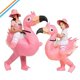 thumbnail image 5 of Disfraz inflable de flamenco rosa para Halloween, disfraz divertido para montar a caballo y abrazar fantasmas, 5 of 5