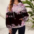 thumbnail image 2 of QASIEATN Hoodies for Graceful Women Fashion, Hoodies Solid Color Casual Fall Hooded Pullover Hoodie Basic Sweatshirts Womans Fashion Blouse Clothes, Womens Fall Tops, 2 of 6
