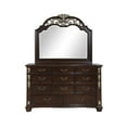 thumbnail image 4 of New Classic Maximus 5-PC Wood King Bedroom Set w/ 2 Nightstands in Madeira Brown, 4 of 6