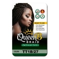 thumbnail image 3 of QueenB 4X Value Pack Pre-Stretched Braiding Hair 50” – Color TT1B/27, 3 of 5