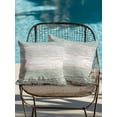 thumbnail image 3 of Outdoor Pillows Waterproof, Vintage Sage Green Grey Throw Pillows with Inserts Included, Farmhouse Barn Wooden Striped Indoor Outdoor Decorative Lumbar Pillow for Bed/Couch/Patio 18"x18", 2Pcs, 3 of 8