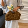 thumbnail image 6 of Handwoven Woven Tote for Summer Beach Casual Shoulder Carryall Purse Lightweight Stylish Boho Handbag, 6 of 7