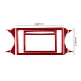 thumbnail image 3 of Real Bright Soft Car Interior Carbon Fiber Sticker DecorationRed Carbon Fiber Interior Radio Without Navigation Cover For Toyota TacomaAuto Car Protection Interior Accessories, 3 of 8