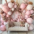 thumbnail image 2 of Captank Latex Pastel Pink Balloon Garland, Different Sizes for Birthday Parties, 2 of 8