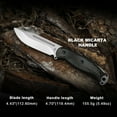 thumbnail image 3 of Kizer Fixed Blade Knife Ursa Major, Nitro-V Steel Micarta Handle Pocket Tactical Knives, 1082A3, 3 of 11