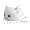thumbnail image 2 of Cartoon Calf Silicone Night Light Soft Cute USB Charging Pat Light Touch Control Switch Light LED Atmosphere Table Lamp with Multiple Lights for Bedroom, 2 of 9