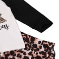 thumbnail image 3 of Girl’s Christmas Set Long Sleeve Top Leopard Flared Trousers, 3 of 5