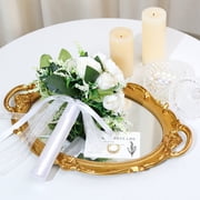 Ayieyill Wedding Bouquets for Bride and Bridesmaids, Tossing Artificial Flower Bouquets, Wedding Decorations
