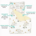 thumbnail image 2 of JumpOff Jo Standard Toddler Nap Mat Sleeping Bag for Preschool, 43 x 21 in - Little Lamb, 2 of 6