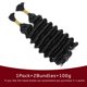 thumbnail image 5 of Cabello humano trenzado Datanala de 18 pulgadas con ondas profundas, a granel para trenzar, 2 paquetes/100 g, brasile&#2013265921o, 100 % vir, 5 of 7