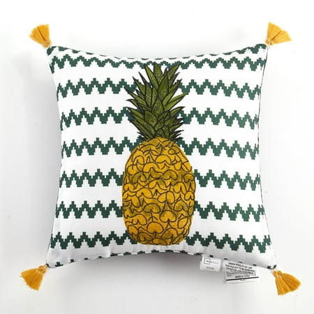 Mainstays Pineapple Tassle Decorative Pillow Walmart Impressive Pineapple Decorative Pillows Mainstays Pineapple Tassle Decorative Pillow Walmart Impressive Pineapple Decorative Pillows