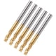 thumbnail image 2 of 5Pcs 3‑Flute Flat End Milling Cutter Tungsten Steel Cutting Tools 3.175 x 3.175 x 8 x 40, 2 of 5