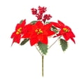 thumbnail image 2 of YingYouFu Christmas Pinecone Simulation Flower Bouquet with Red Berries and Artificial Pine Needles for Home Arrangement Decorative Flowers, 2 of 6