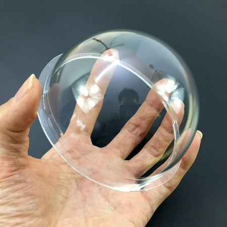 

lsiaeian 10Pcs 9/12/16cm Hemisphere Dome Covers Globe Half Round Clear Bottle Dust-proof Protective Cover DIY Making Handicraft Transparent PVC Plastic Semicircle Covers Handmade Accessories